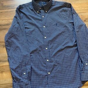 Ralph Lauren Blue Casual Button Down Shirt